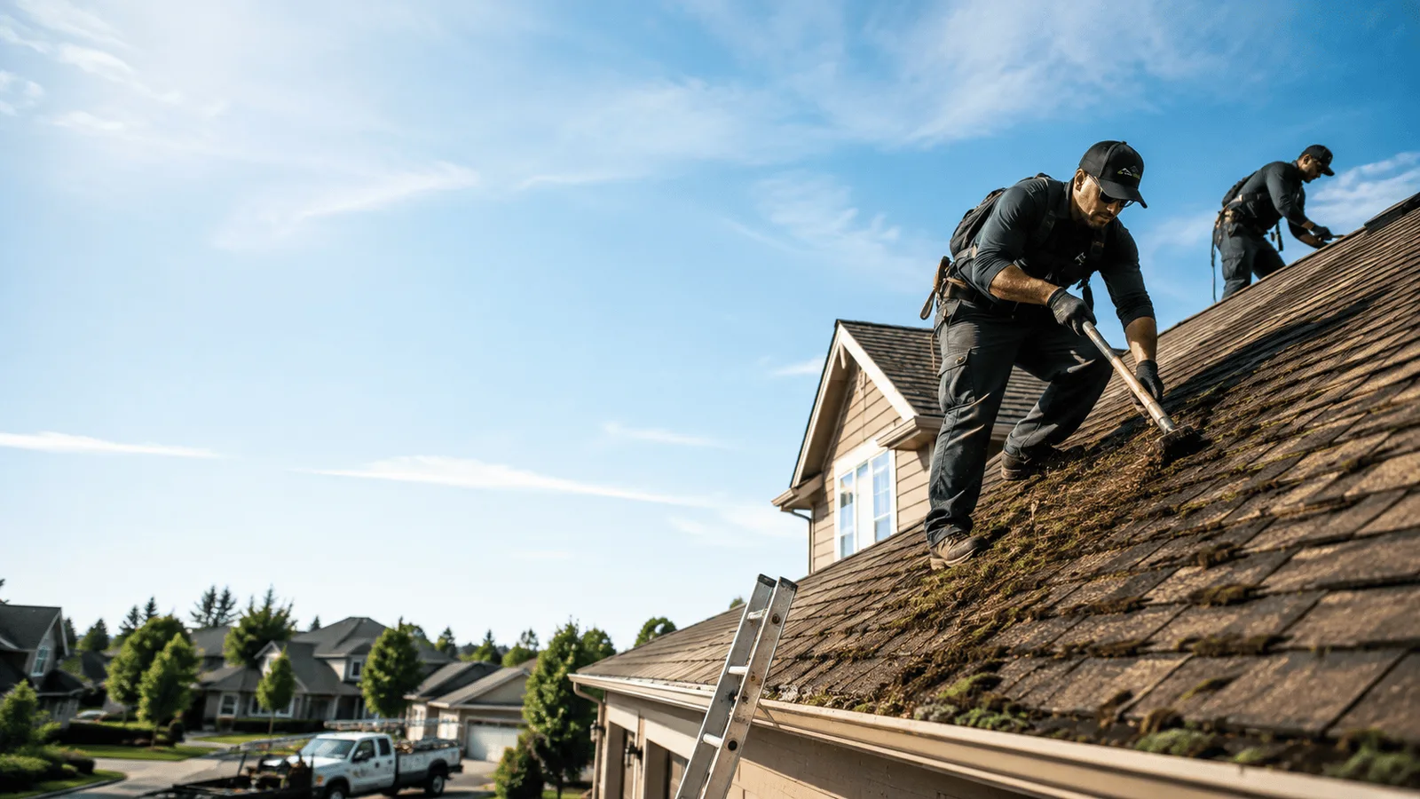 Roof Moss Removal in Lockhart, TX near me